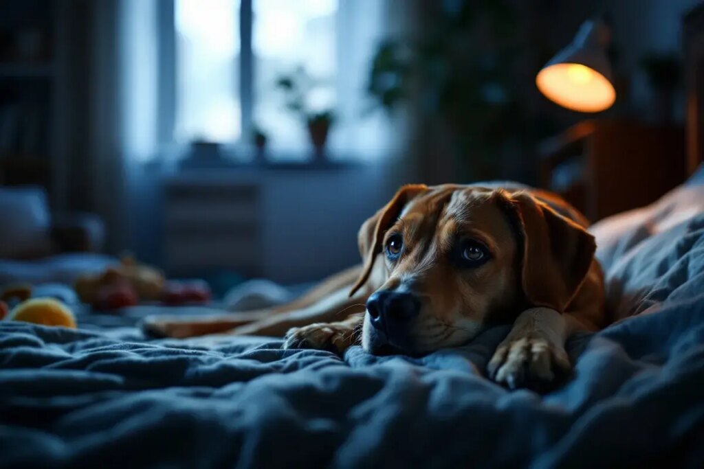 Si votre chien fait ça la nuit, il cache en réalité un stress important.jpg